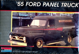 1955 Ford Panel Truck 'Bootlegger' with Gold Chrome (1/24) (fs)
