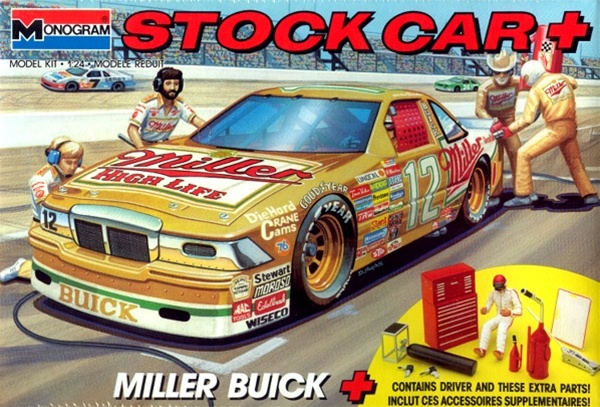 Green DONOR NASCAR 1988-1990 BUICK REGAL STOCK CAR KIT 1/24 Scale 
