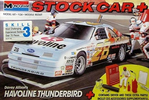 NASCAR DECAL #28 HAVOLINE 1989 FORD THUNDERBIRD DAVEY ALLISON 1//24