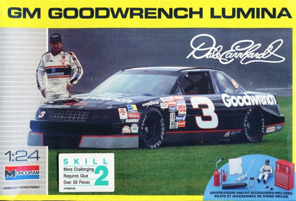 CD_3581 #8 Dale Earnhardt 1993 Goodwrench Lumina     1:25 DECALS  Clear 