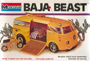 1973 Volkswagen Van 'Baja Beast' with Mini Bike (1/24) (fs)