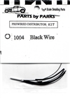 Black Prewired Distributor