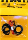 Detail Set # 5: Radiator Hose, Orange Heater Hose, Black Battery Cable, Brake Fuel Lines, Carburetor Linkage (1/24 or 1/25)