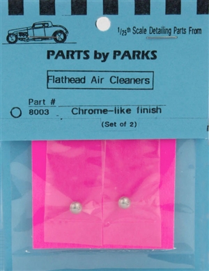 Flathead Air Cleaners Chrome Finish (Set of 2) (1/25 or 1/24)