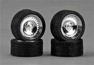 19" CL's Chrome Rims with Tires (Set of 4) (1/25)