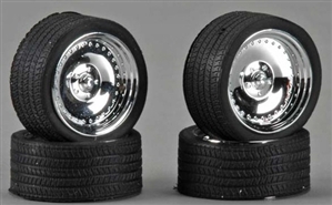 23" CL's Chrome Rims with Tires (Set of 4) (1/25)