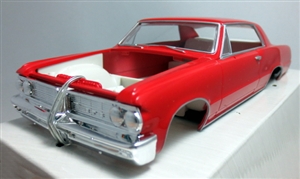 1964 Pontiac GTO Hardtop Pre-painted Grenadier Red (1/25) (fs)