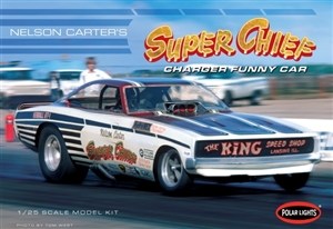 Nelson Carter's 1970 'Super Chief' Charger Funny Car (1/25) (fs) Damaged Box