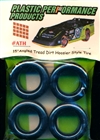 15" Angled Tread Dirt Hoosier Style Tires (set of 4)
