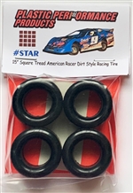 15" Square Tread American Racer Dirt Style Tires (set of 4)