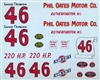 1957 Chevy Speedy Thompson #46 Phil Oates Motor Co (1/25).