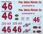 1957 Chevy Speedy Thompson #46 Phil Oates Motor Co (1/25).