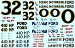1963-64 Ford #32 Tiny Lund #0 Dan Gurney (1/25)