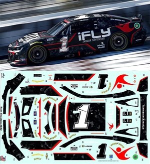 1 iFly Ross Chastain 2022 Camaro Decal