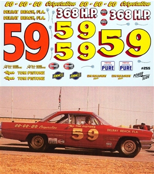 1961 Tom Pistone "Go-Go-Go Corporation" #59 Pontiac (1/25)