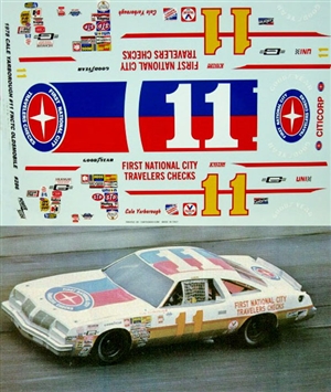 1978 Cale Yarborough First National City Olds Championship Car #11 (1/25)
