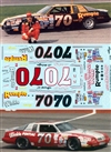 1987 #70 J.D. McDuffie "Rumple Winkle" Pontiac 2 + 2  Decals (1/24)