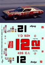 #12 Coca Cola Bobby Allison 1971 Charger