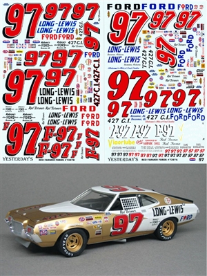 1972 1963 - 1973 Red Farmer Decals (1/25)