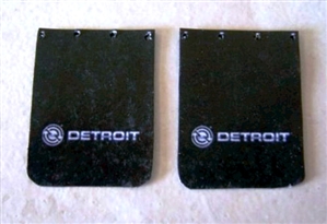 Detroit Diesel Truck Mud Flap Set (1/25)