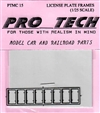 Pro Tech License Plate Frames