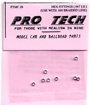 Pro Tech Hex Fittings for .060 Braided Line