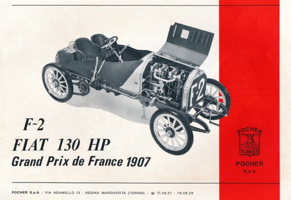 Pocher 1:8 Teile am Spritzling 1907 Fiat Grand Prix De France K70 neu 70-18 B6 