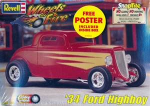 1934 Ford Highboy 'Wheels of Fire' Snap Kit (1/25) (fs)