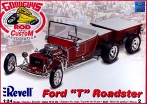 1924 Ford Street "T" with antique Trailer (1/24) (fs)