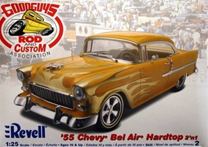 1955 Chevy Bel Air Hardtop (2 'n 1) Stock or Custom (1/25) (fs)