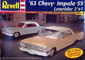 1963 Chevy Impala SS (2 'n 1) Lowrider or Stock (1/25) (fs)