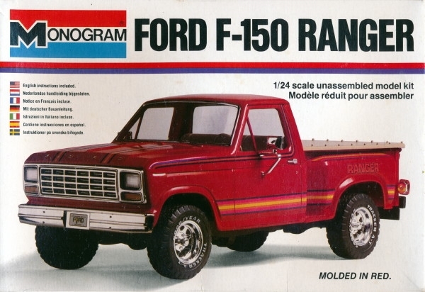 1980 FORD F150 Ranger Pickup 1/24 bed box sidesweep tailgate 4x4 model car parts 