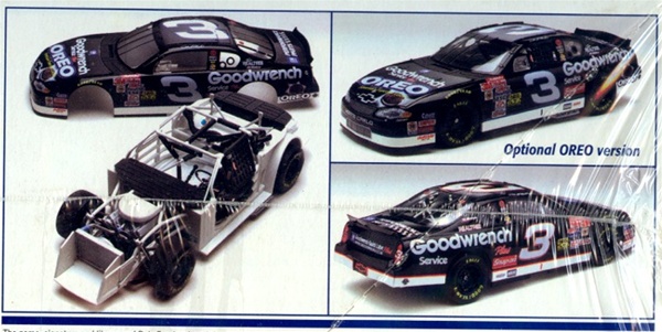 NEW Dale Earnhardt #3 GM Goodwrench OREO 2001 Monte Carlo Clear Stock Car 1:24 