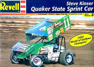 Steve Kinser Quaker State Sprint Car "2002 World of Outlaws Champion" (1/24) (fs)