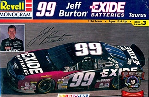 1998 Exide Taurus #99 Jeff Burton  (1/24) (fs)