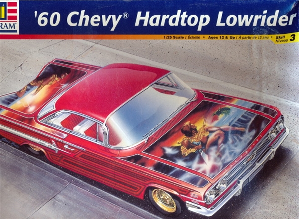 1960 Chevy Impala Hardtop Lowrider (1/25) (fs) Missing Tires (See