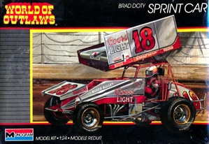 1987 Brad Doty # 18 Winged Sprint Car "World of Outlaws"  Coors Light  (1/24) (fs)