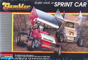 1987 Sprint Car Bobby Davis, Jr  # 6  "Gambler" Winged Spirit (1/24) (fs)