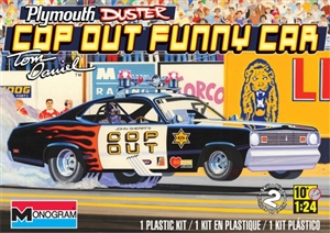 197x Tom Daniel 'Cop Out' Plymouth Duster Funny Car (1/24) (fs)
