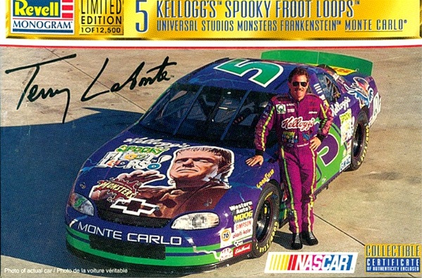 New 1997 Revell 1:64 Diecast NASCAR Terry Labonte Frankenstein Froot Loops b 