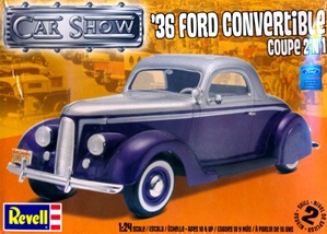 1936 Ford Coupe Custom (2 'n 1) Highboy or Street Rod (1/24) (fs)