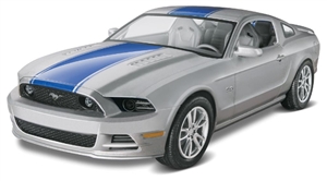 2014 Mustang GT Pre-Decorated (Silver w/ Blue) (1/25) (fs)