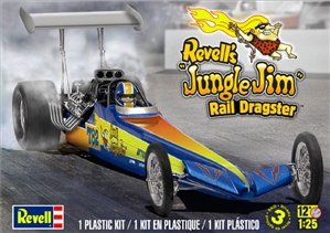 Jungle Jim "Rear Engine" Rail Dragster with Standing Figure (1/25) (fs)