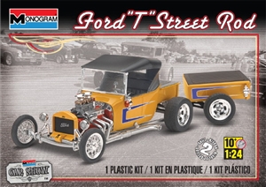 1924 Ford T Street Rod with Trailer (1/24) (fs)