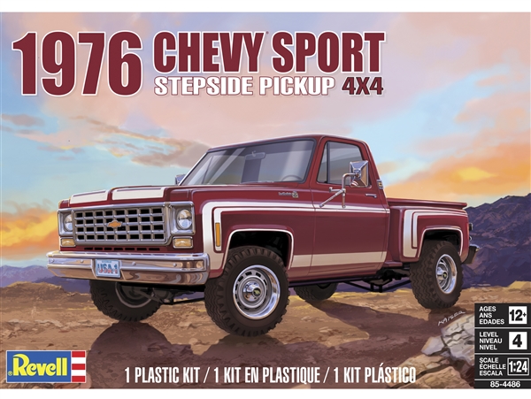 Chevy Sport Step Side 4x4 Pickup Decals 