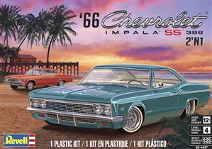 1966 Chevy Impala SS 396 (2 'n 1) (1/25) (fs)