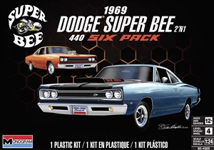 1969 Dodge Super Bee 440 Six Pack (2 'n 1) Stock or Custom (1/24) (fs)
