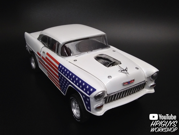 Kit Modélisme Revell Chevrolet Bel Air 1955 - Échelle 1:24 - Moteur V8 Détaillé, Options De Customisation - 5