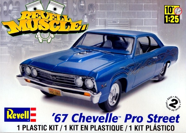 R67ccps 67 Chevelle Pro Street Chassis Model Car Mountain 1/25 for sale online 