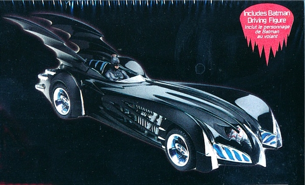 1997 Batmobile Batman and Robin movie dans 1:43 Ixo Altaya Stand Modèle Batmobile 